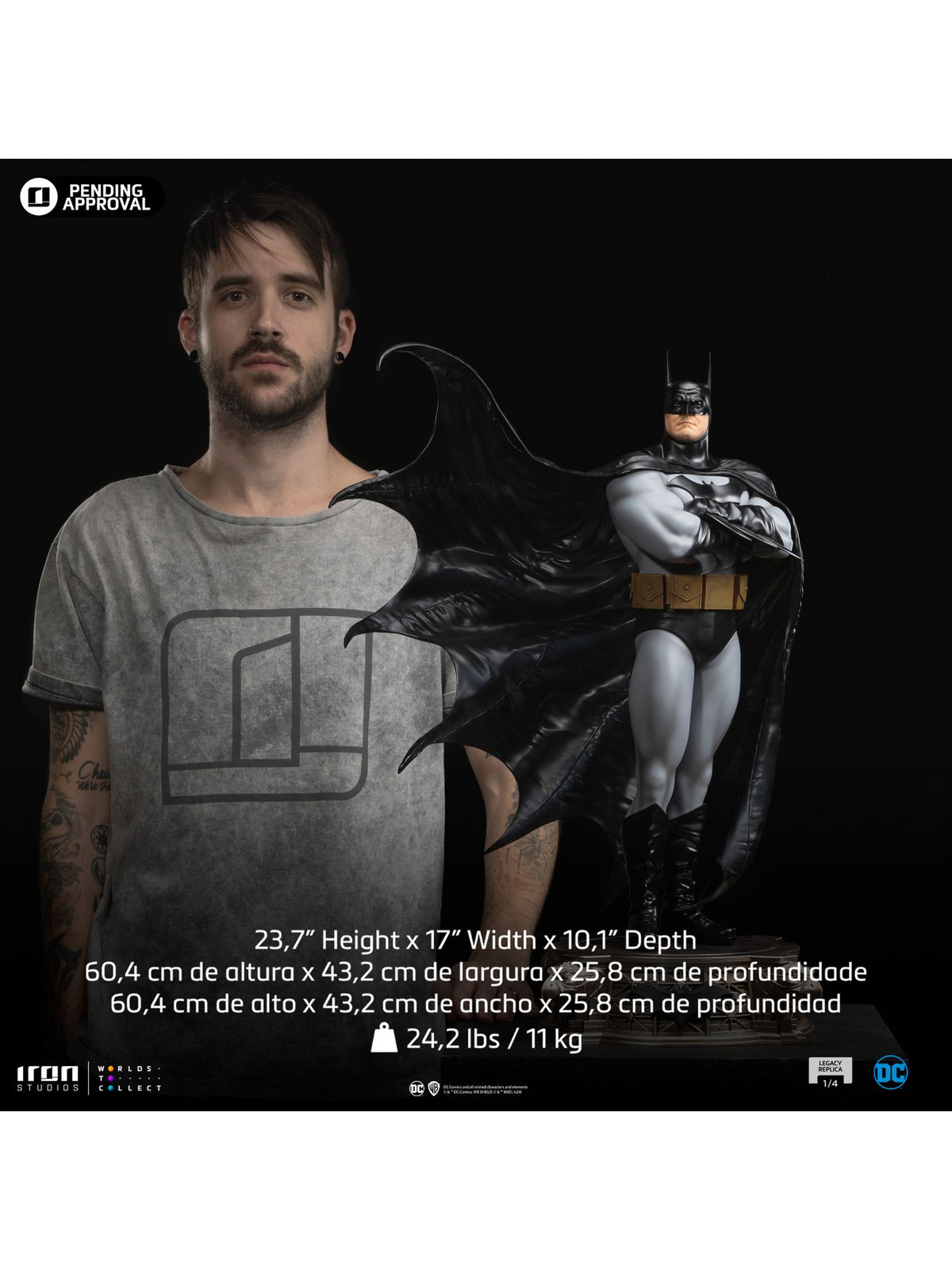 PRE-ORDER: BATMAN DC TRINITY LEGACY STATUE