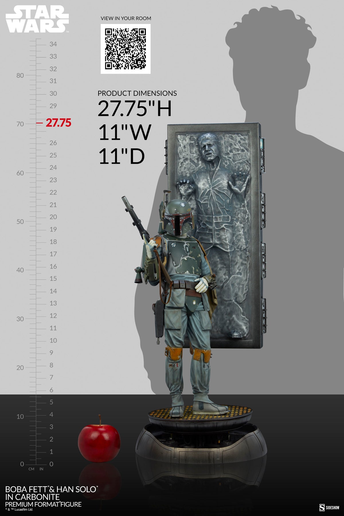BOBA FETT AND HAN IN CARBONITE