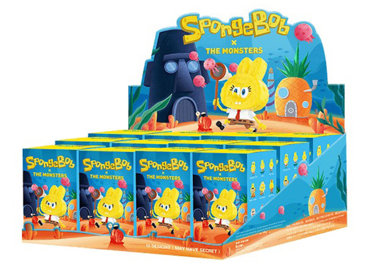 THE MONSTERS X SPONGEBOB BLIND BOX CASE