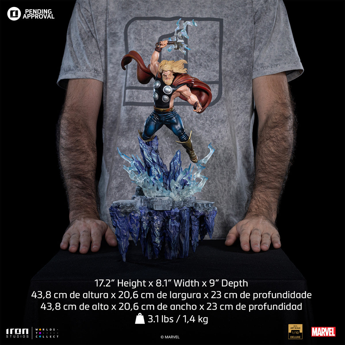 PRE-ORDER: THOR INFINITY GAUNTLET DELUXE ART SCALE