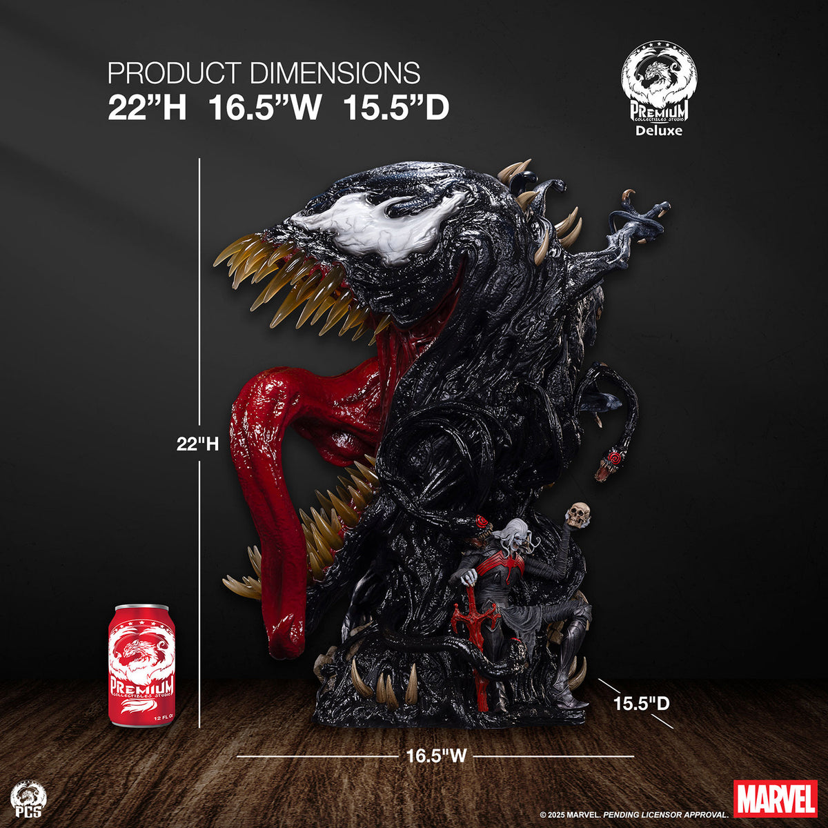 PRE-ORDER: VENOM FINE ART BUST DELUXE VERSION