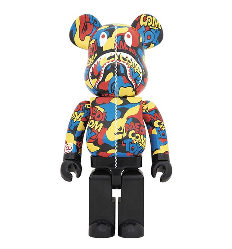 BAPE CAMO SHARK 400% BEARBRICK
