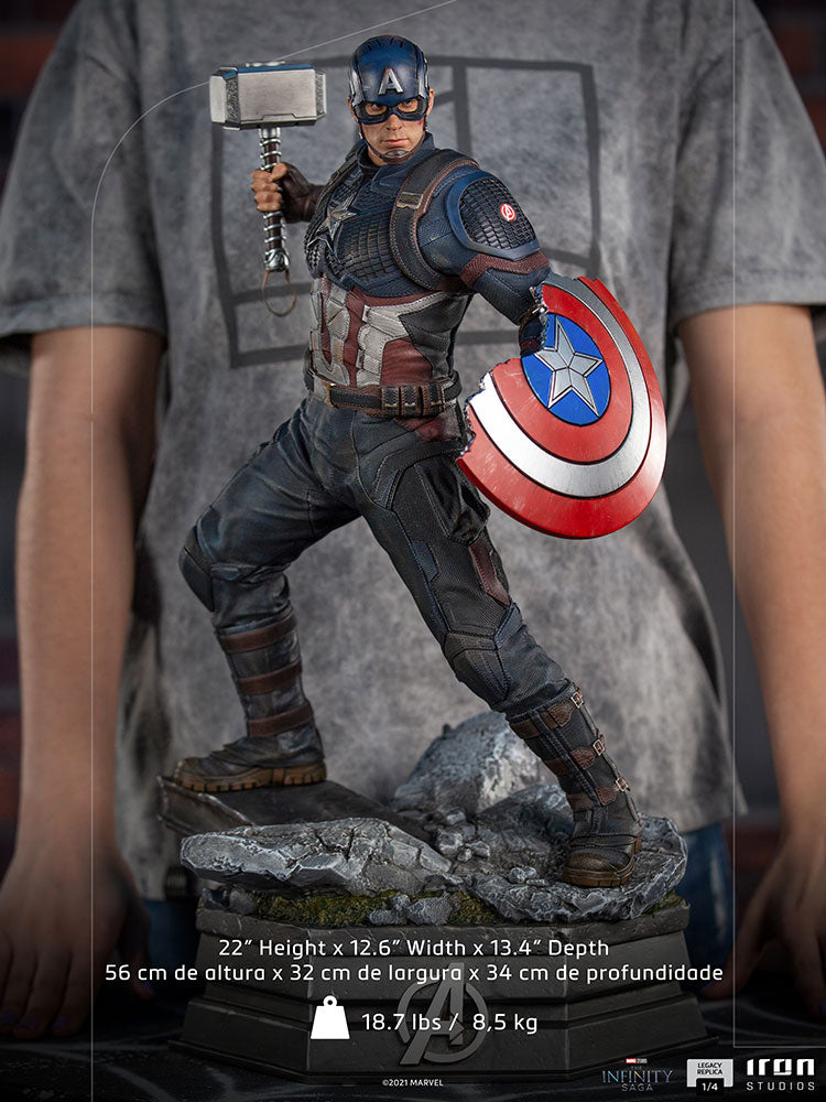 CAPTAIN AMERICA INFINITY SAGA LEGACY STATUE