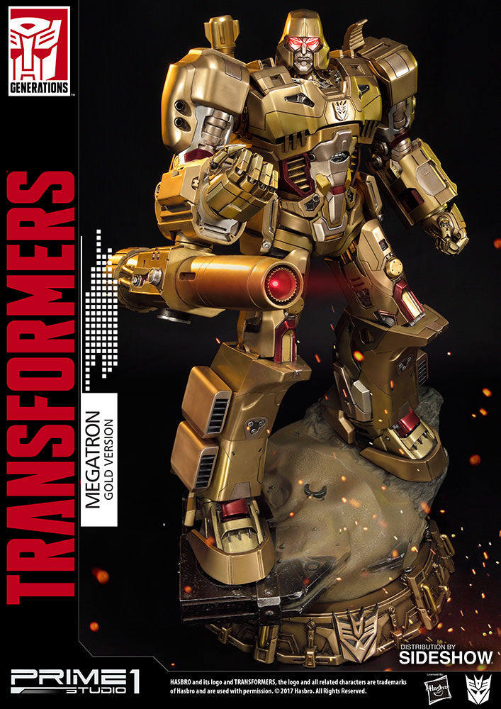 Megatron Gen 1 Gold Statue