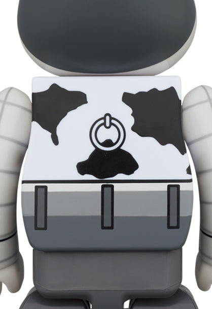WOODY BLACK AND WHITE 1000% BEARBRICK