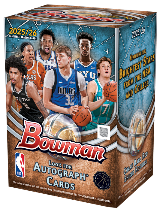 2025-26 TOPPS BOWMAN BASKETBALL VALUE BOX