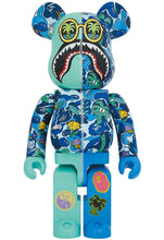 Load image into Gallery viewer, BAPE STEVEN HARRINGTON BLUE 1000% BEARBRICK