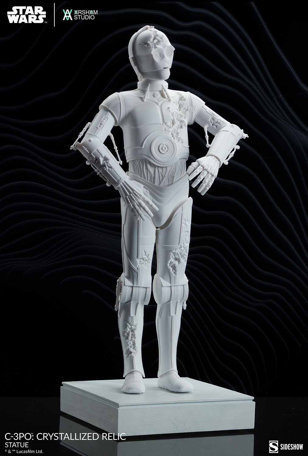 C-3PO CRYSTALLIZED RELIC STATUE