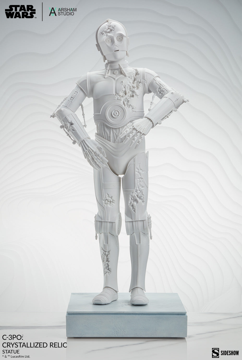 C-3PO CRYSTALLIZED RELIC STATUE