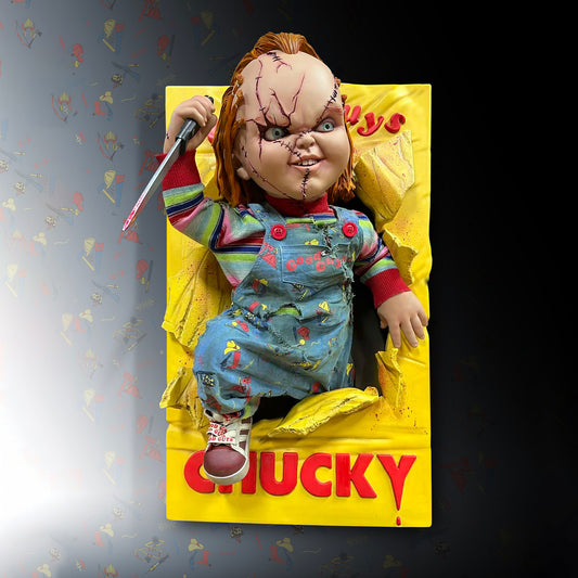 PRE-ORDER: CHUCKY LIFE-SIZE WALL SCULPTURE