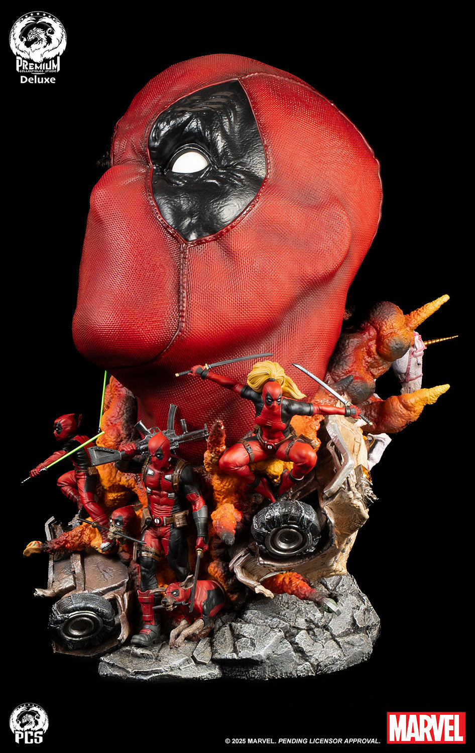 DEADPOOL BUST DELUXE VERSION