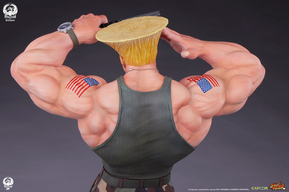 PRE-ORDER: GUILE DELUXE QUARTER SCALE STATUE