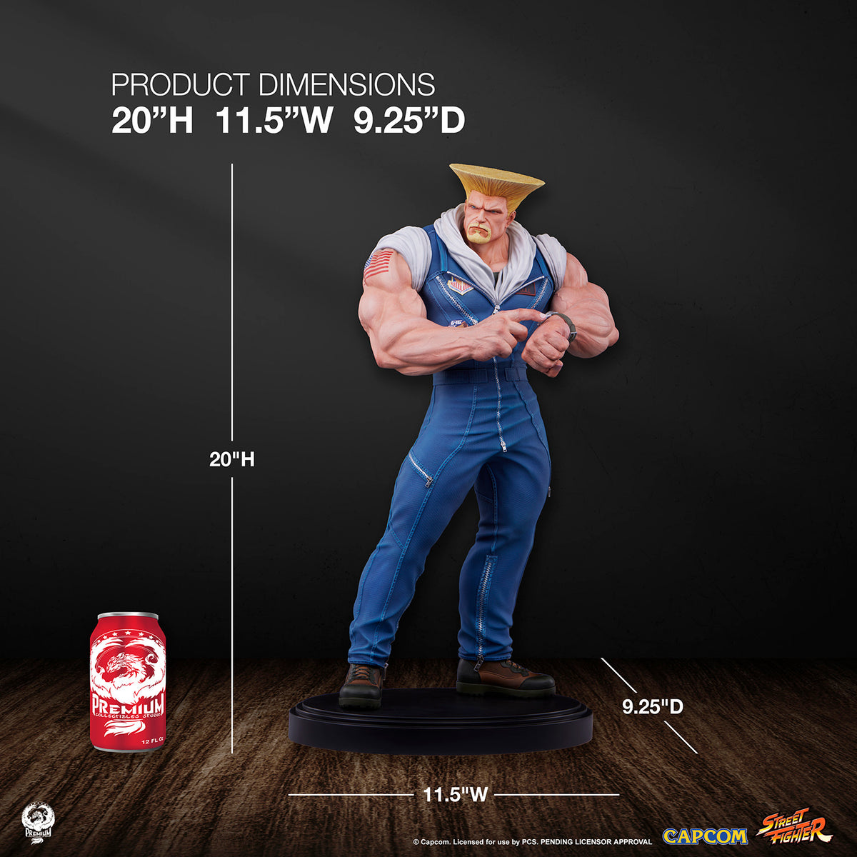 PRE-ORDER: GUILE QUARTER SCALE STATUE