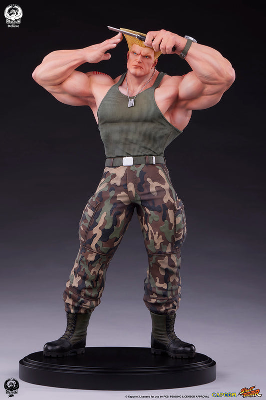 PRE-ORDER: GUILE DELUXE QUARTER SCALE STATUE