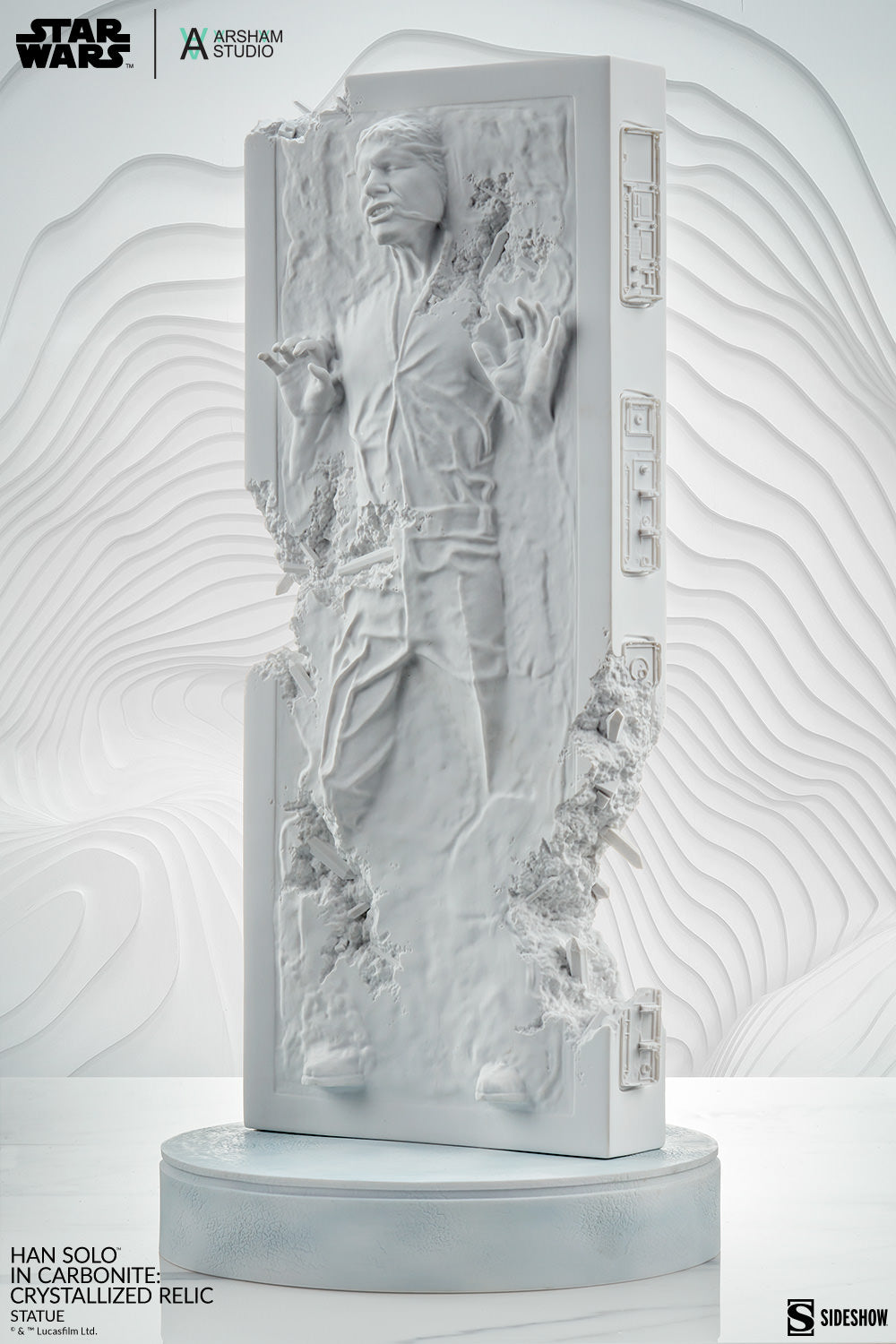 HAN SOLO IN CARBONITE CRYSTALLIZED RELIC STATUE