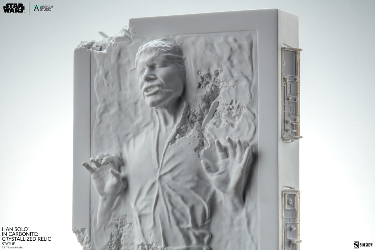 HAN SOLO IN CARBONITE CRYSTALLIZED RELIC STATUE