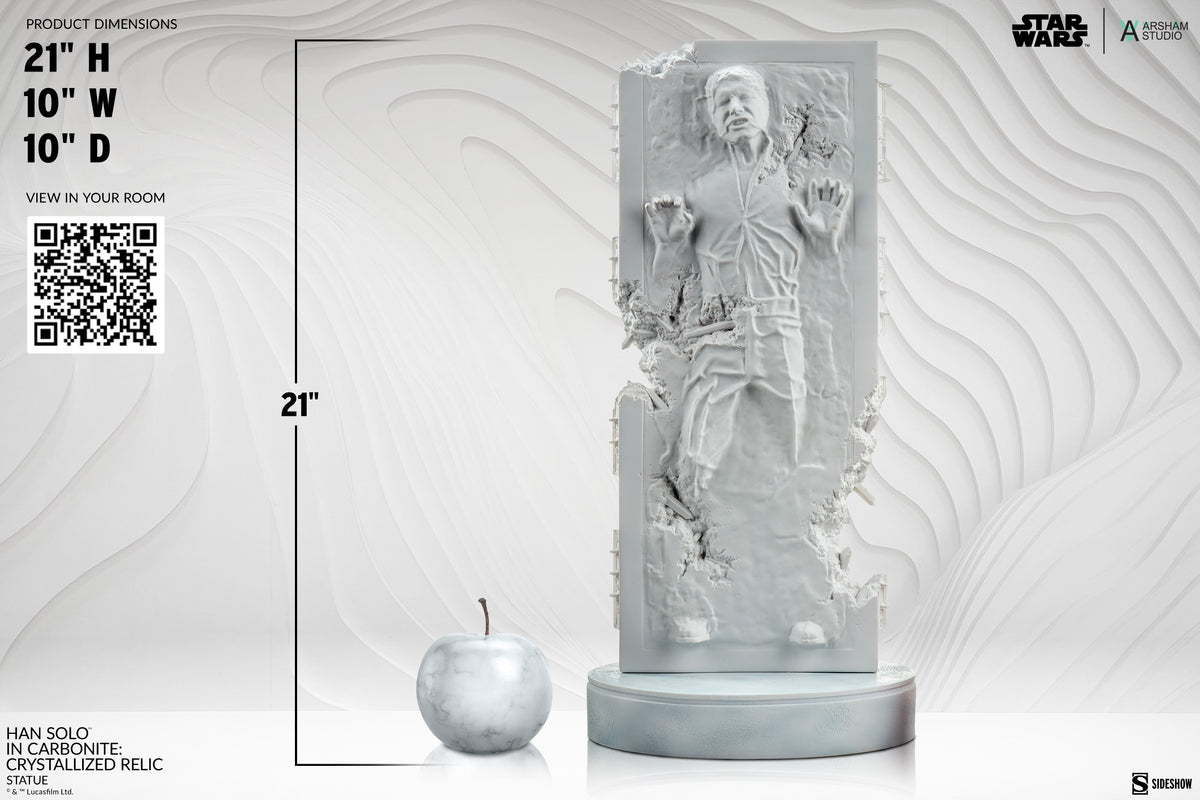 HAN SOLO IN CARBONITE CRYSTALLIZED RELIC STATUE