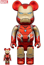 Load image into Gallery viewer, IRON MAN MARK 85 CHROME BEARBRICK SET