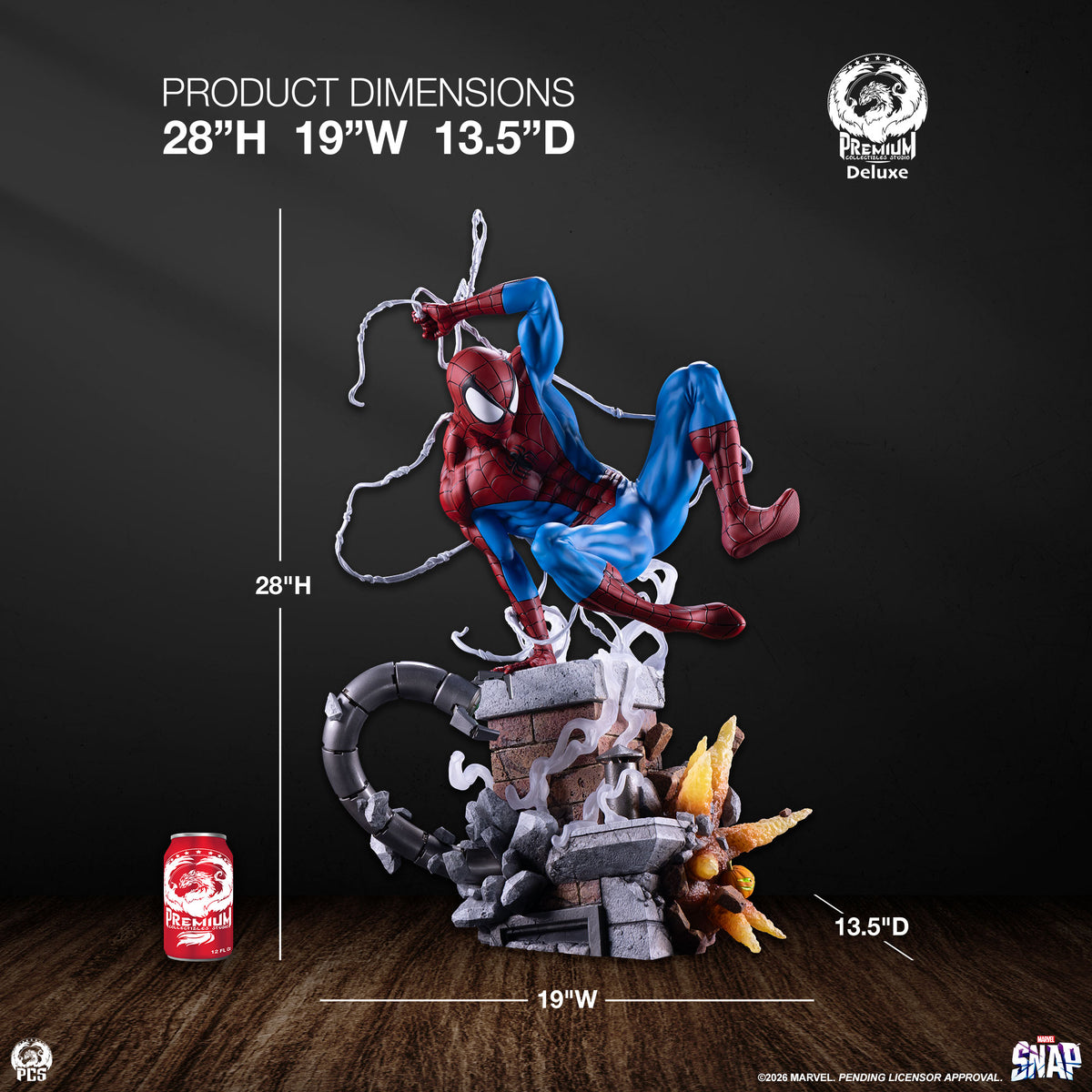 PRE ORDER: MARVEL SNAP SPIDER-MAN DELUXE STATUE