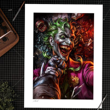 Load image into Gallery viewer, PRINT: ETERNAL ENEMIES: THE JOKER VS BATMAN