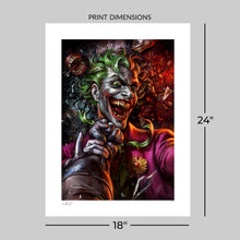 Load image into Gallery viewer, PRINT: ETERNAL ENEMIES: THE JOKER VS BATMAN