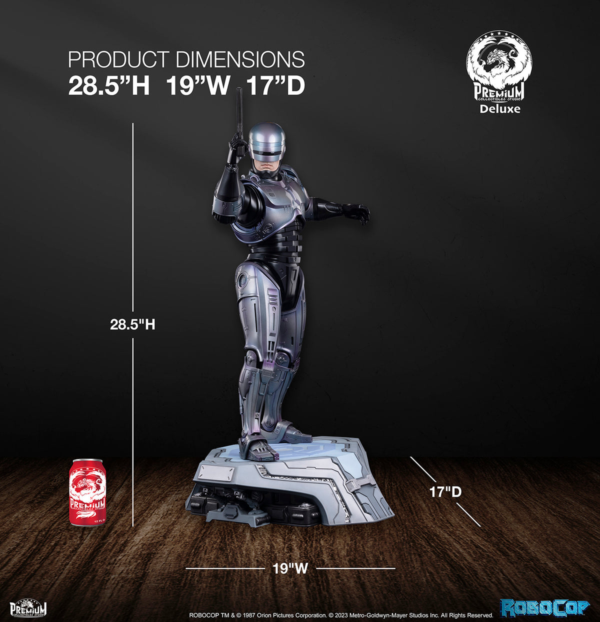 PRE-ORDER: ROBOCOP DELUXE 1/3 SCALE  STATUE