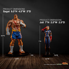 Load image into Gallery viewer, PRE-ORDER: SAGAT AND JULI COLLECTIBLE SET