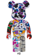 Load image into Gallery viewer, BAPE 28th ANNIVERSARY VER 2 1000% BEARBRICK