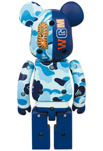 Load image into Gallery viewer, BAPE ABC CAMO SHARK BLUE 200% BEARBRICK