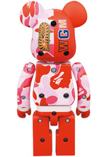 Load image into Gallery viewer, BAPE ABC CAMO SHARK PINK 200% BEARBRICK