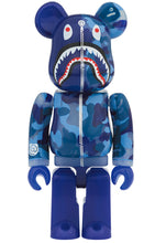Load image into Gallery viewer, BAPE CLEAR CAMO SHARK BLUE BEARBRICK SET
