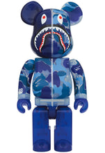 Load image into Gallery viewer, BAPE CLEAR CAMO SHARK BLUE BEARBRICK SET