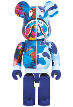 Load image into Gallery viewer, MIKA NINAGAWA x BAPE BLUE 1000% BEARBRICK