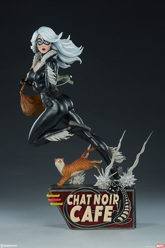 Black Cat Statue