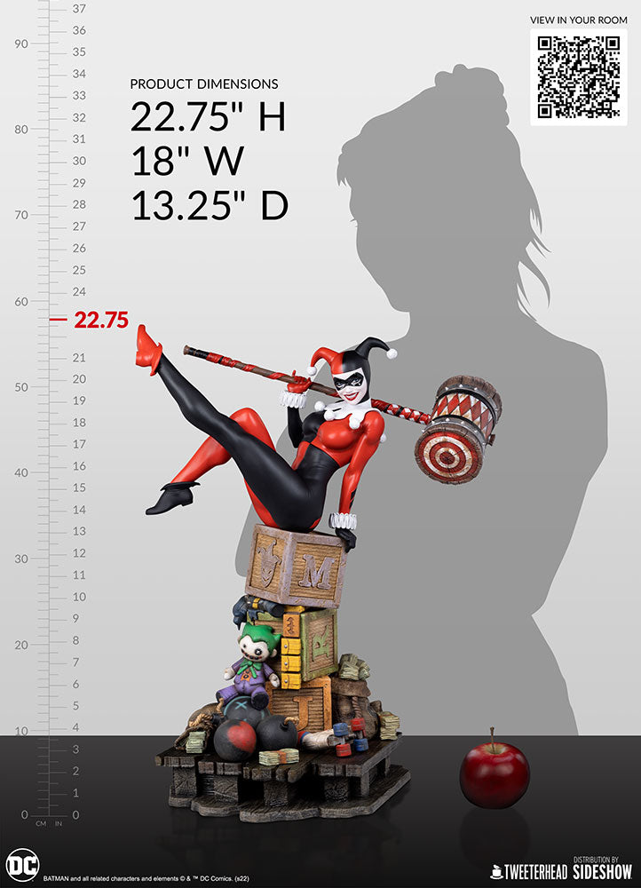 PRE-ORDER: HARLEY QUINN 1/4 SCALE MAQUETTE