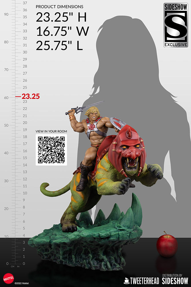 HE-MAN AND BATTLE CAT MAQUETTE