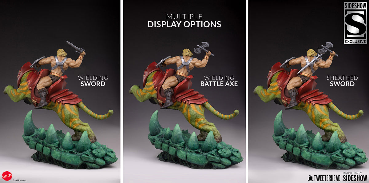 HE-MAN AND BATTLE CAT MAQUETTE