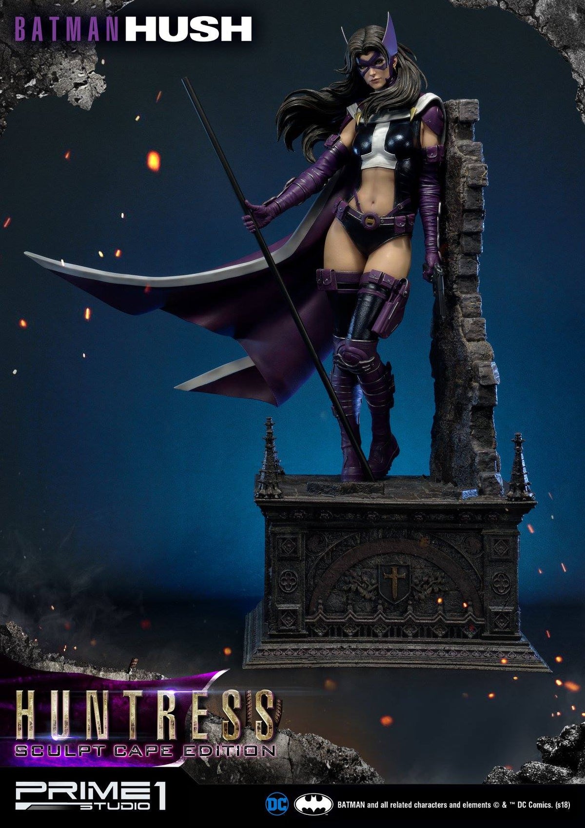 BATMAN HUSH: HUNTRESS SCULPT CAPE