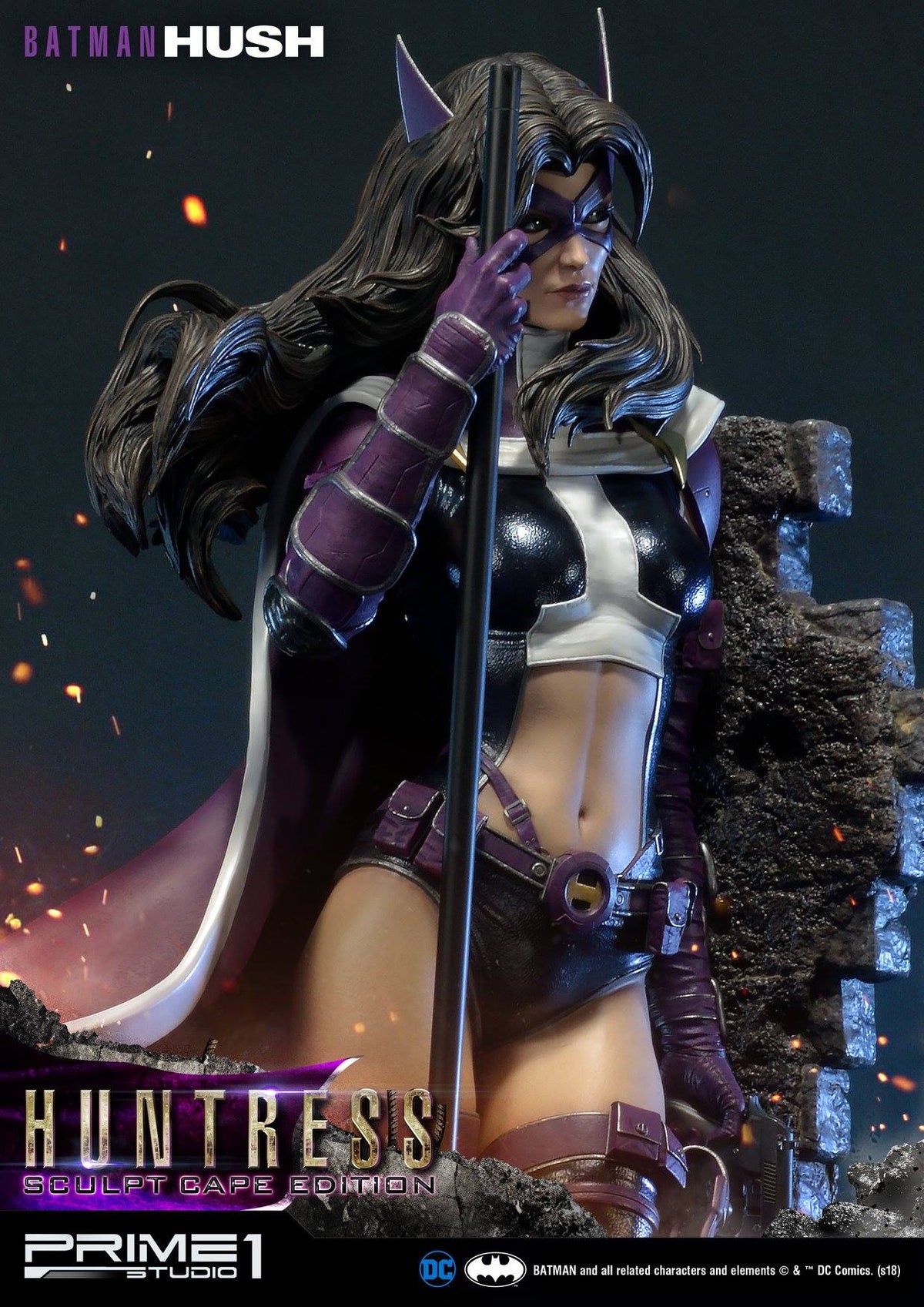 BATMAN HUSH: HUNTRESS SCULPT CAPE