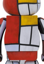 Load image into Gallery viewer, PIET MONDRIAN 1000% BEARBRICK