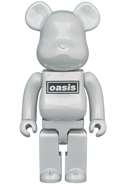 OASIS WHITE CHROME BEARBRICK SET