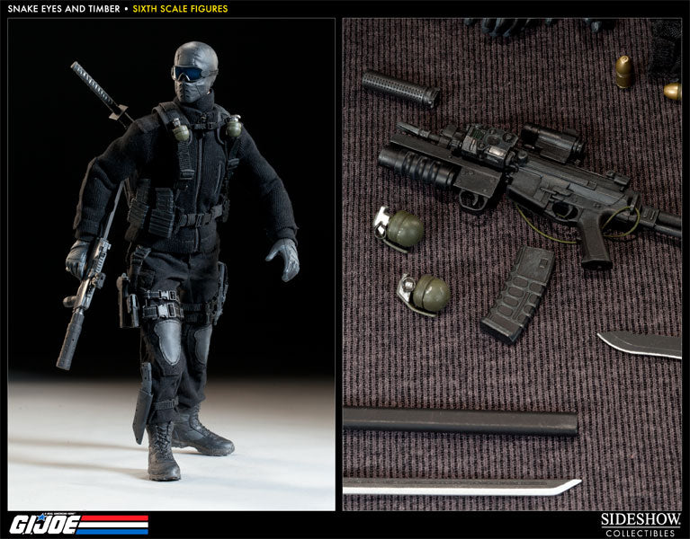 SNAKE EYES and TIMBER SIXTH SCALE