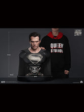 Load image into Gallery viewer, PRE-ORDER: SUPERMAN BLACK COSTUME LIFE SIZE BUST