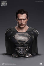 Load image into Gallery viewer, PRE-ORDER: SUPERMAN BLACK COSTUME LIFE SIZE BUST