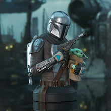 Load image into Gallery viewer, PRE-ORDER: THE MANDALORIAN WITH GROGU MINI BUST