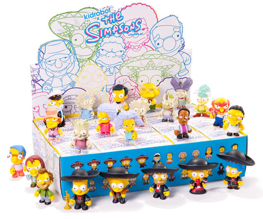 THE SIMPSONS MINI FIGURES SERIES 2 CASE