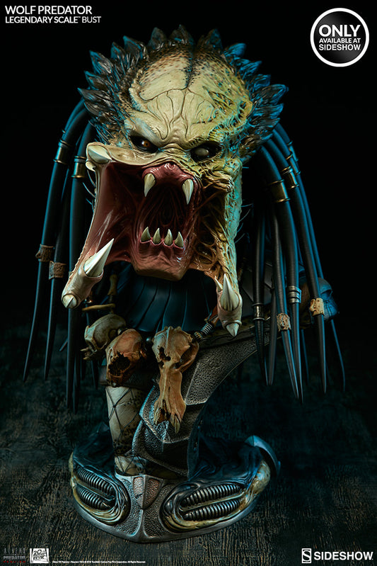 Wolf Predator Scaled Bust